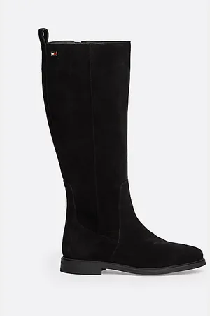 Tommy Hilfiger Hoher Wildlederstiefel mit Reißverschluss