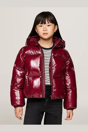 Tommy Hilfiger Glänzende Relaxed Fit Puffer-Jacke
