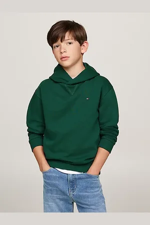 Tommy Hilfiger Hoodie mit Flag-Stickerei