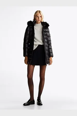 Tommy Hilfiger Glänzender daunengefüllter Puffermantel