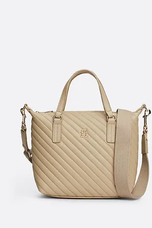 Tommy Hilfiger Gesteppte Tote-Bag mit TH-Monogramm