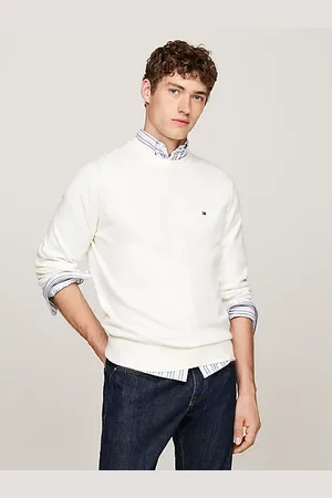 Tommy Hilfiger Rundhalspullover mit Kaschmir
