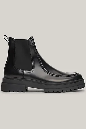 Tommy Hilfiger Rutschhemmender Chelsea-Boot aus Lackleder