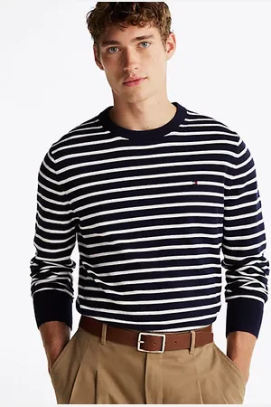 Tommy Hilfiger Rundhalspullover mit Kaschmir