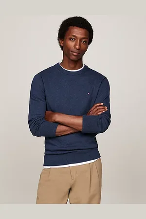 Tommy Hilfiger Rundhalspullover mit Kaschmir
