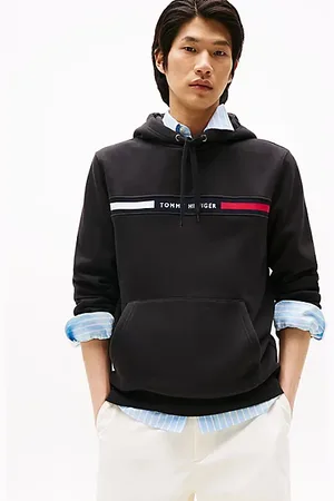 Tommy Hilfiger Hoodie mit Tunnelzug und Logo auf der Brust
