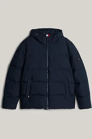 Tommy Hilfiger Adaptive Puffer-Jacke mit Daunen und Kapuze