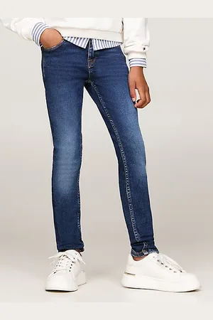 Tommy Hilfiger Skinny Jeans mit Mid-Wash und Fade-Effekt