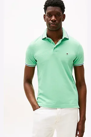 Tommy Hilfiger Slim Fit Poloshirt mit Kontrast-Detail