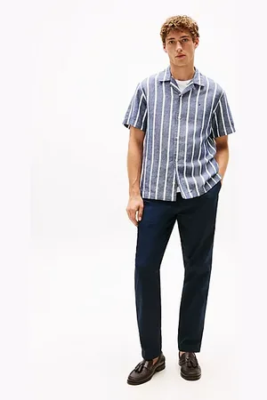 Tommy Hilfiger Harlem Tapered Fit Hose aus Ripstop-Gewebe