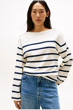 Tommy Hilfiger Langarmshirt mit U-Boot-Ausschnitt