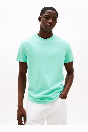 Tommy Hilfiger Slim Fit T-Shirt mit länglichem Logo