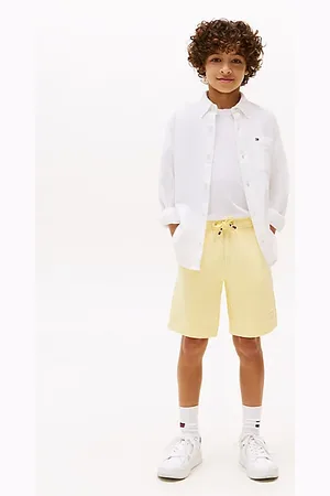 Tommy Hilfiger Sweat-Shorts mit aufgestickter Flag