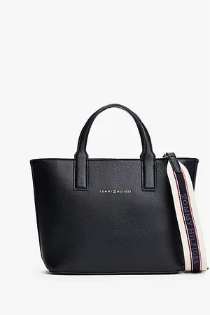 Tommy Hilfiger Tote-Bag mit Gurtband und Logo-Tape