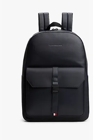 Tommy Hilfiger Kuppelförmiger Rucksack mit Logo aus Metall