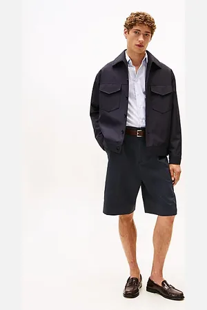 Tommy Hilfiger Regular Fit Seersucker-Shorts