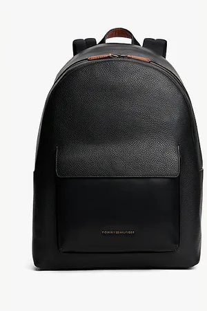 Tommy Hilfiger Casual Leather Rucksack mit Metall-Logo