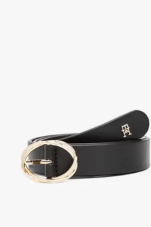 Tommy Hilfiger Chic Gürtel aus Leder mit Twist-Detail