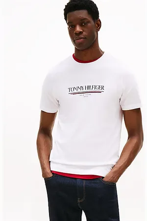 Tommy Hilfiger Rundhals-T-Shirt mit Logo