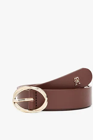 Tommy Hilfiger Chic Gürtel aus Leder mit Twist-Detail