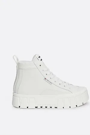 Tommy Hilfiger High-Top Ledersneaker mit warmem Innenfutter