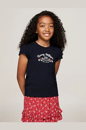 Tommy Hilfiger Slim Fit T-Shirt mit Blumen-Logoprint