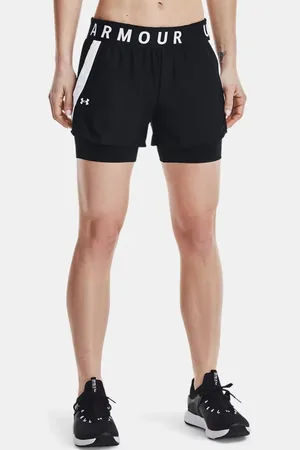 Under Armour Play Up 2-in-1-Shorts für Damen / / Weiß XS
