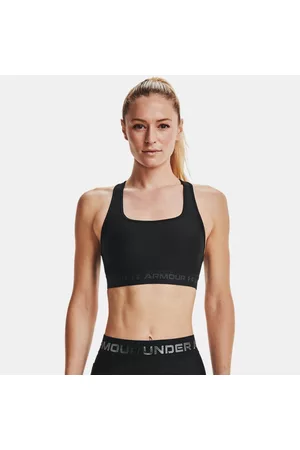 Under Armour Sport-BH Armour® Mid Crossback für Damen / / Jet Grau L