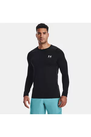 Under Armour Langarmshirt HeatGear® Passgenau für Herren / Weiß XL