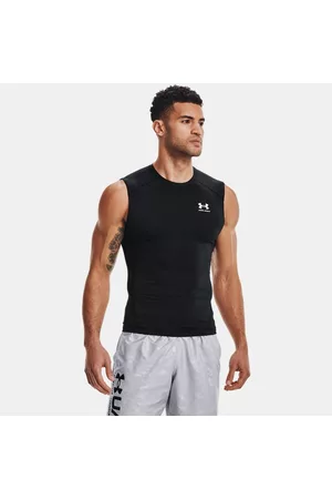 Under Armour HeatGear® Ärmelloses Shirt für Herren / Weiß 3XL