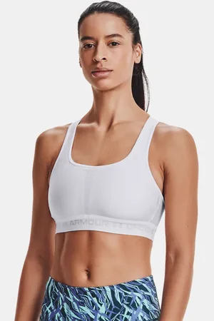 Under Armour Sport-BH Armour® Mid Crossback für Damen / / Halo Grau L