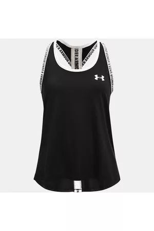 Under Armour Mädchen Knockout Tanktop / Weiß YLG (149 - 160 cm)
