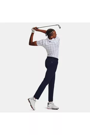 Under Armour Drive Hosen, konische Passform für Herren Midnight Blaue Marine / Halo Grau 30/30