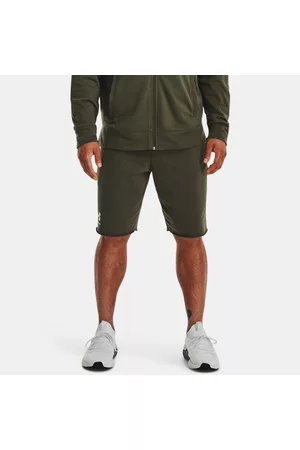Under Armour Rival Shorts aus French Terry für Herren Marine OD / Onyx Weiß 3XL