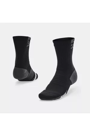 Under Armour Unisex ArmourDry™ Playmaker Mid-Crew Socken / Jet Grau / Jet Grau L