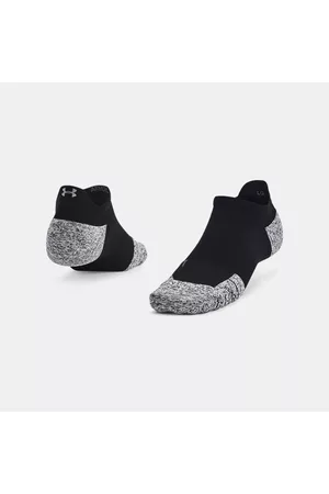 Under Armour Unisex ArmourDry™ Cushion Lauf-Füßlinge / Pitch Grau / Reflektierend L