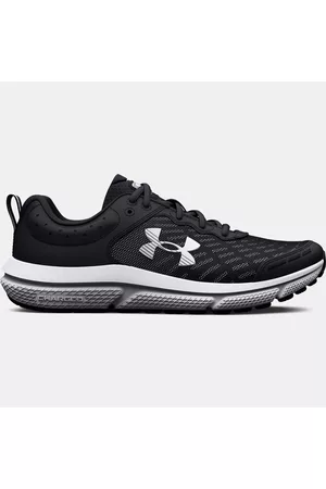 Under Armour Grade School Assert 10 Laufschuhe für Jungen / Weiß / Weiß 35.5