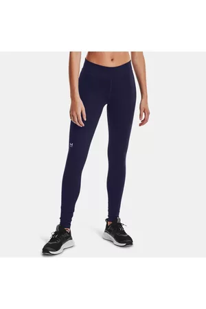 Under Armour ColdGear® Leggings für Damen Midnight Blaue Marine / Weiß L