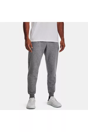 Under Armour Rival Fleece Jogginghose für Herren Castlerock Light Heather / Weiß L