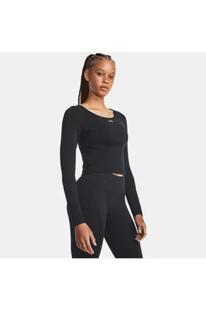 Under Armour Train Seamless Langarm-Oberteil für Damen / Weiß L
