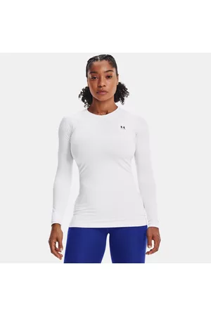 Under Armour ColdGear® Oberteil mit Rundhalsausschnitt für Damen / Schwarz L
