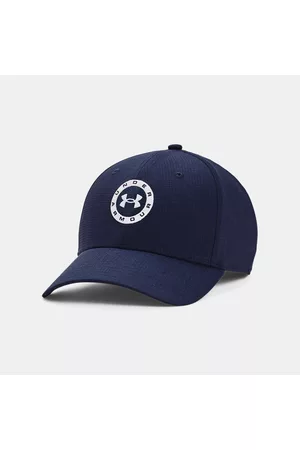 Under Armour Jordan Spieth Tour Verstellbare Kappe für Herren Midnight Blaue Marine / Weiß EINHEITSGRÖSSE