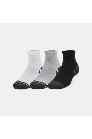 Under Armour Unisex Performance Knöchelhohe Tech-Socken im 3er-Pack Mod / Weiß / Jet L