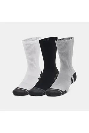 Under Armour Unisex Performance Tech-Crew-Socken im 3er-Pack Mod / Weiß / Jet L