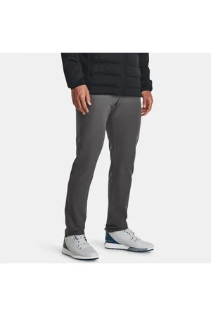 Under Armour ColdGear® Infrared Hosen, konische Passform für Herren Castlerock / Weiß / Halo 30/32