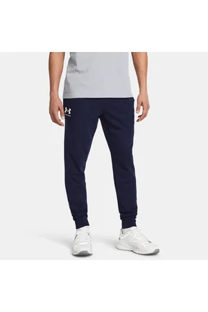 Under Armour Rival Jogginghose aus French Terry für Herren Midnight Blaue Marine / Onyx Weiß L