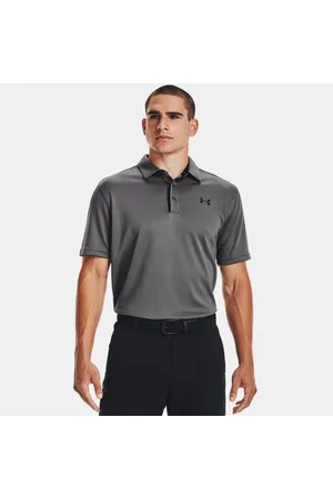 Under Armour Tech™ Poloshirt für Herren Graphite / Schwarz / Schwarz L