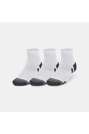 Under Armour Performance Knöchelhohe Unisex-Baumwollsocken im 3er-Pack / / Pitch Grau L