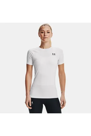 Under Armour HeatGear® Kurzarm-Kompressionsshirt für Damen / Schwarz L