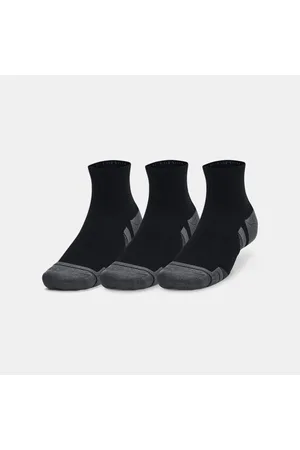Under Armour Performance Knöchelhohe Unisex-Baumwollsocken im 3er-Pack / / Pitch Grau L